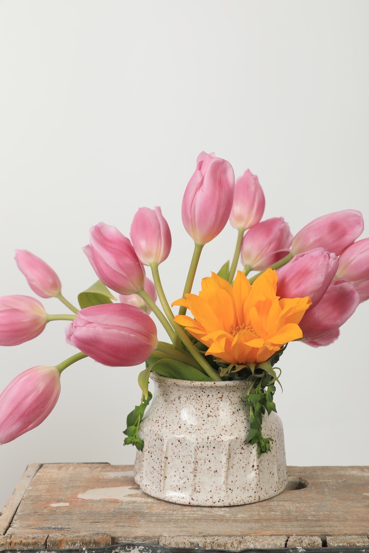 Small floral vase