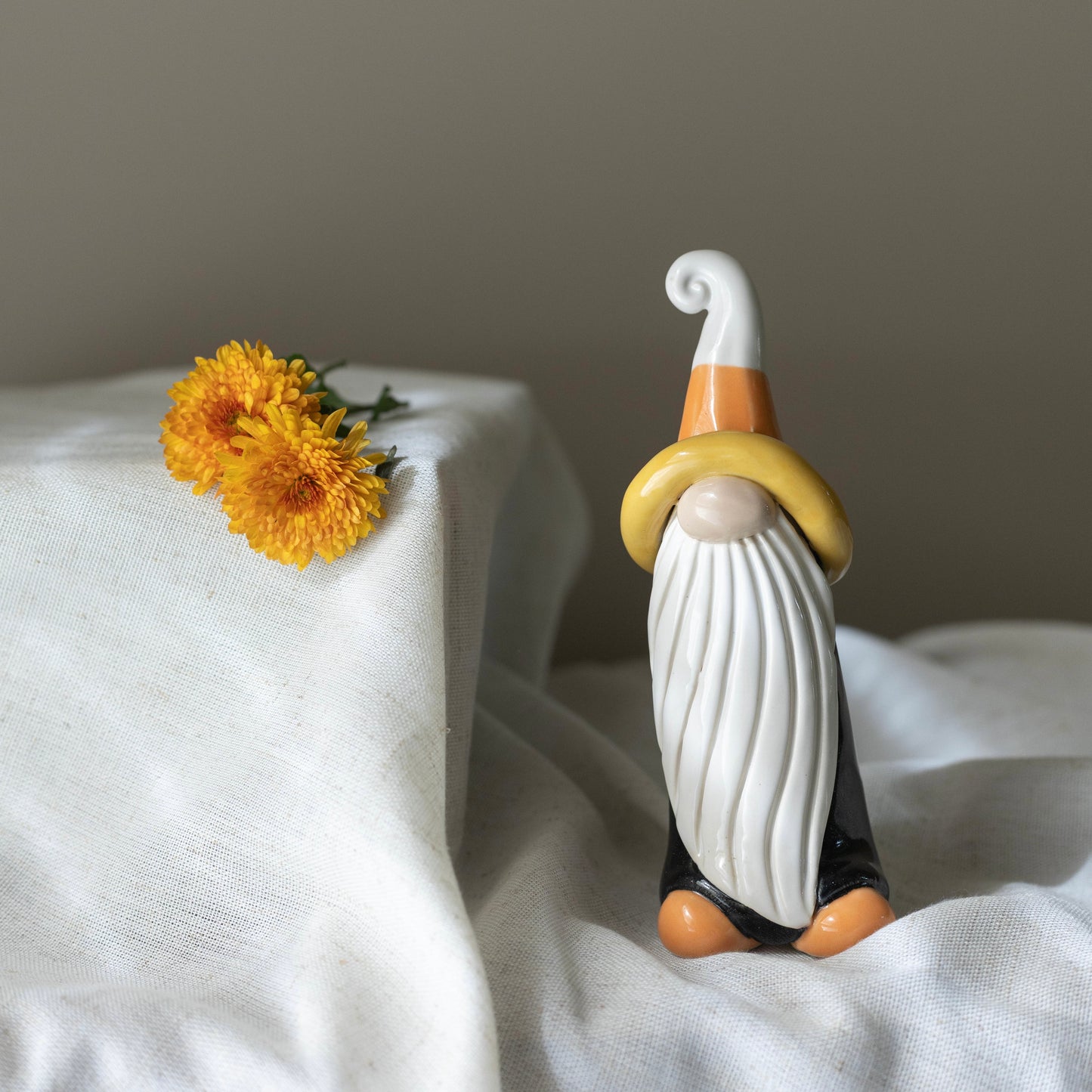 Candy Corn Gnome with Feet