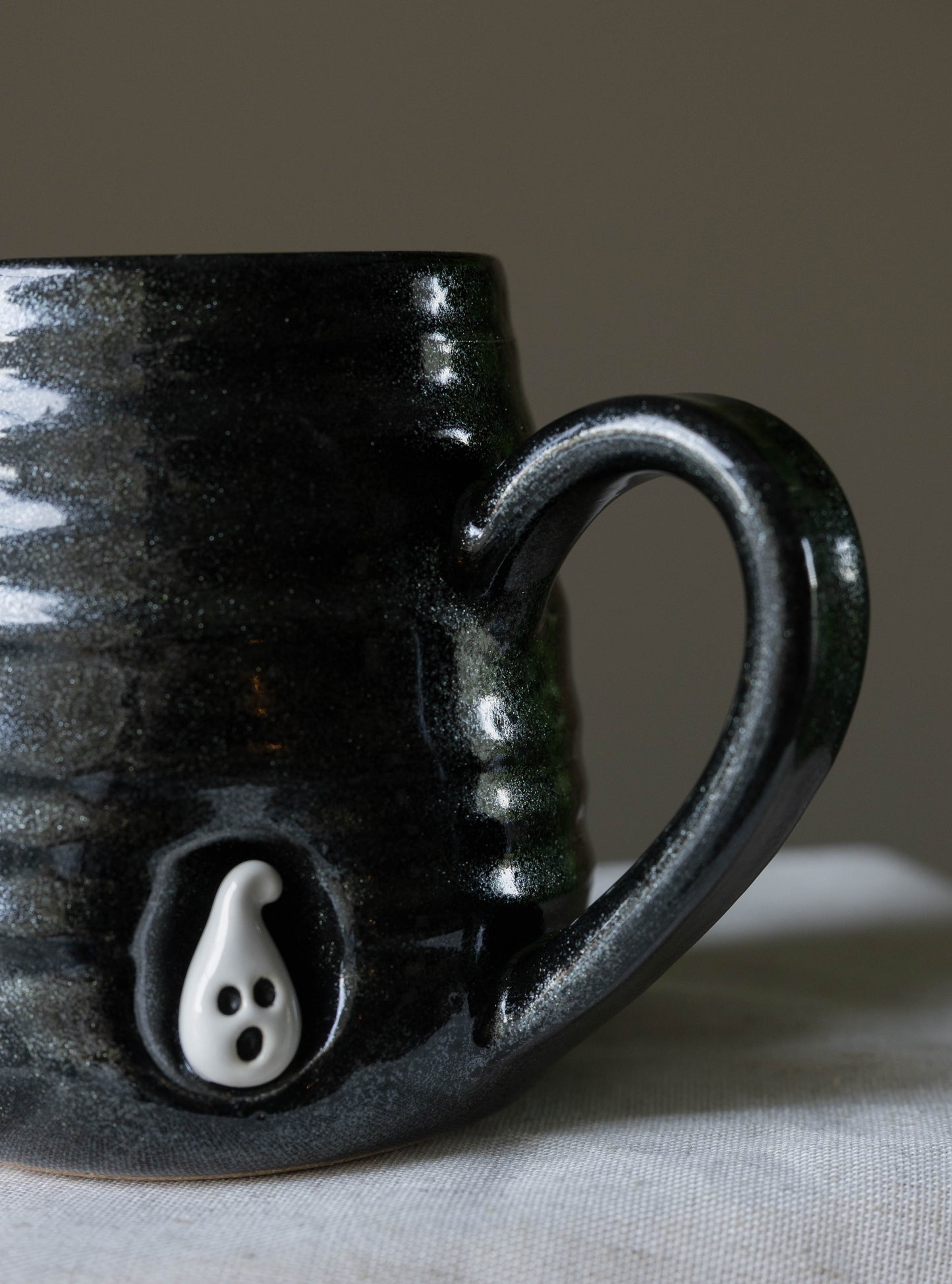 Stoneware Ghost Mug