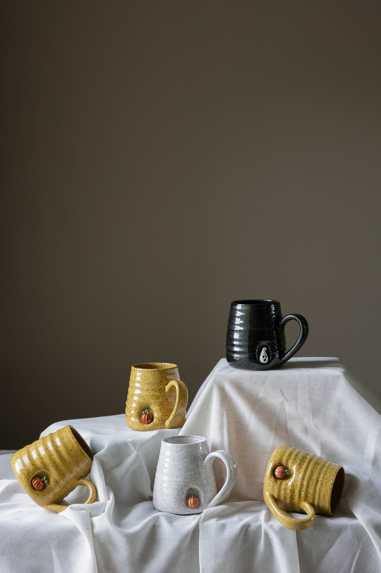 Stoneware Pumpkin Mug