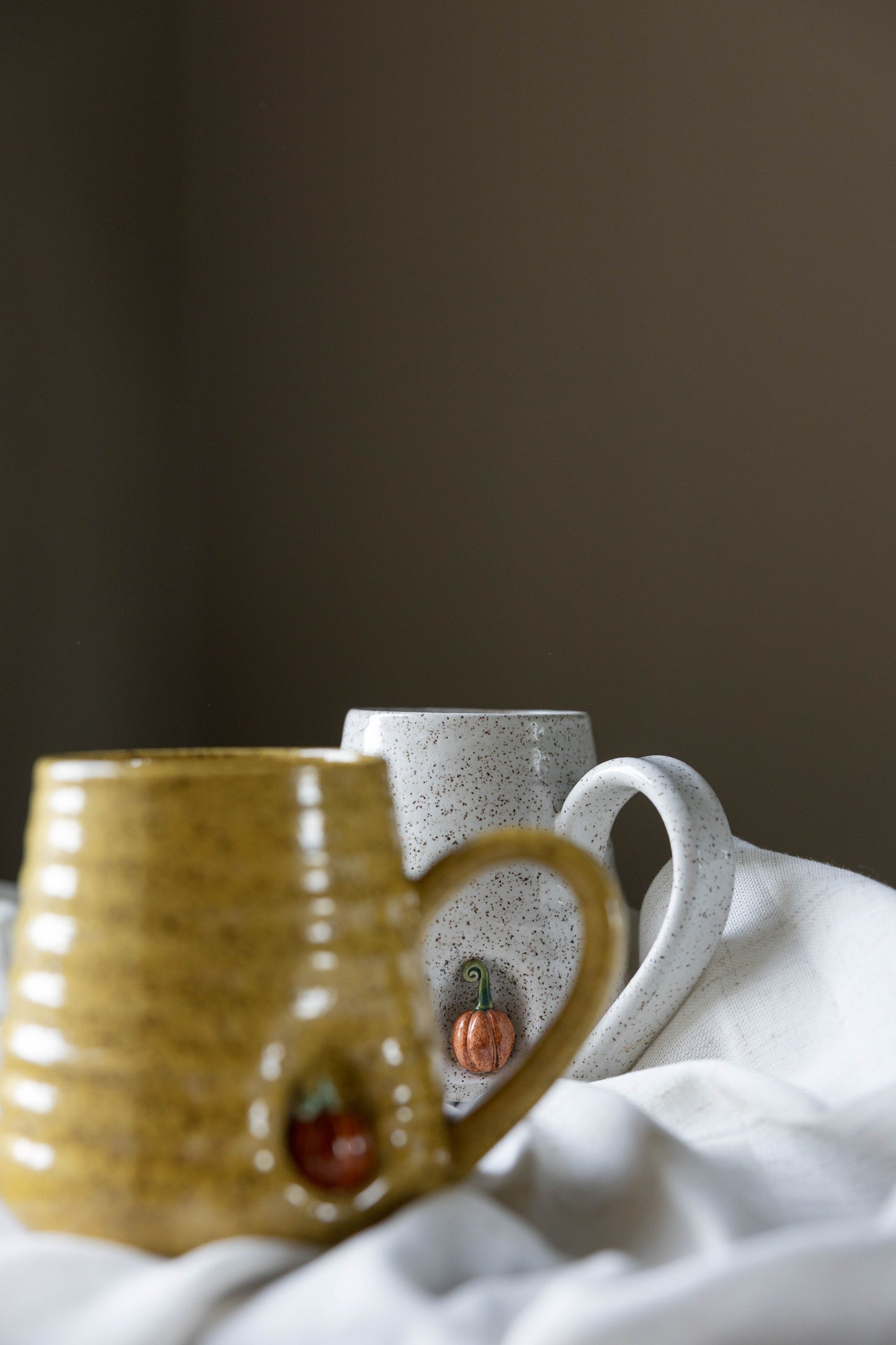 Stoneware Pumpkin Mug