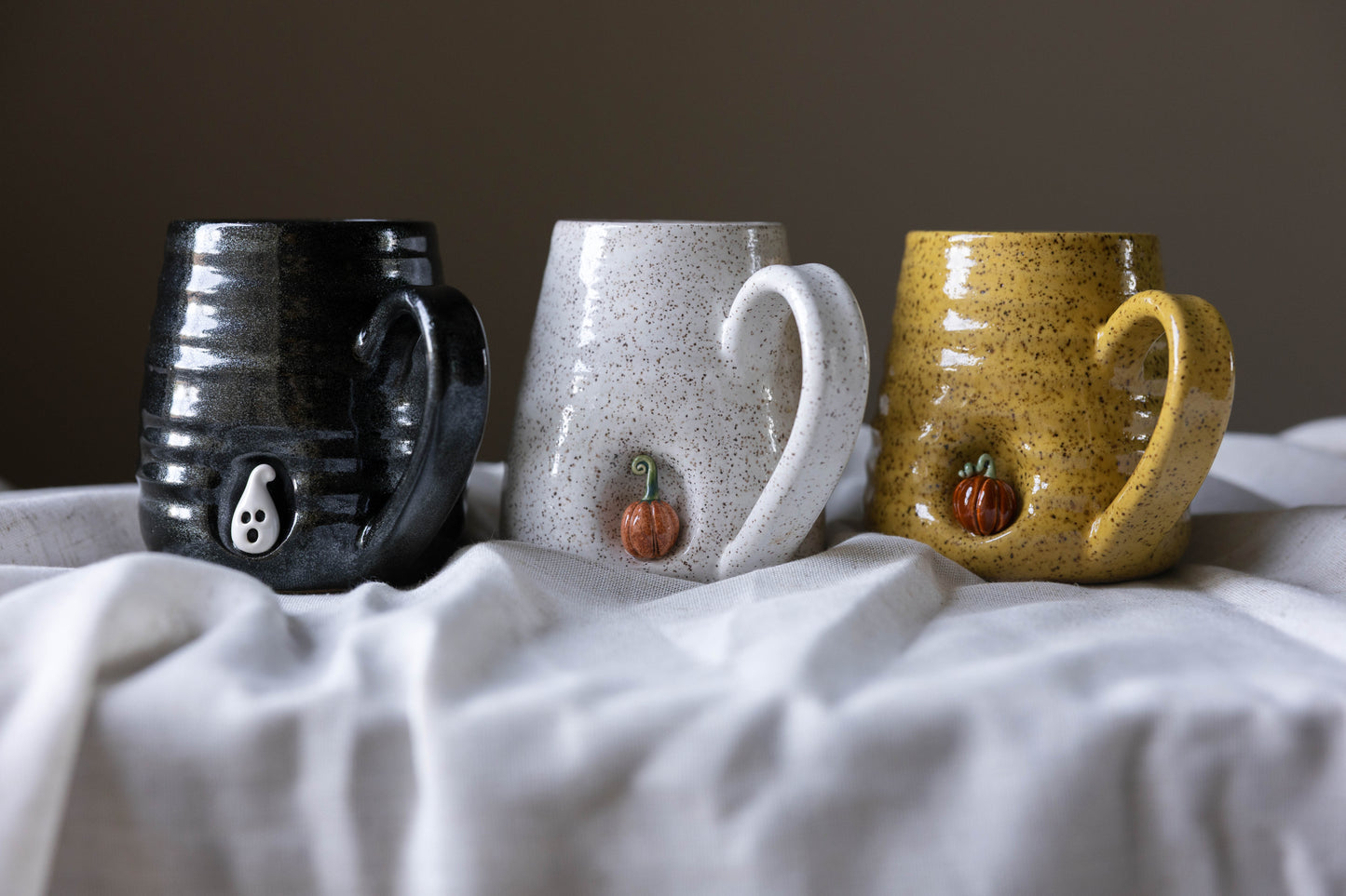 Stoneware Pumpkin Mug